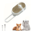 3-in-1 Self-Cleaning Pet Grooming Brush With Steam Spray For Cats Dogs Shedding Control (2026 New Model)