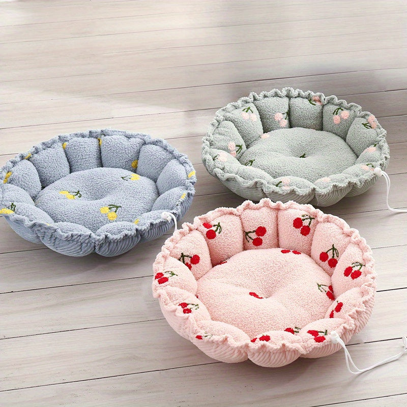 Creative Drawstring Pet Soft Warm Bed - Adjustable Pumpkin-Shaped Pet Nest, Sleeping Bag for Puppies And Kittens, 2-In-1 Adjustable Warm Pet Mattress, Dog And Cat Pet Supplies