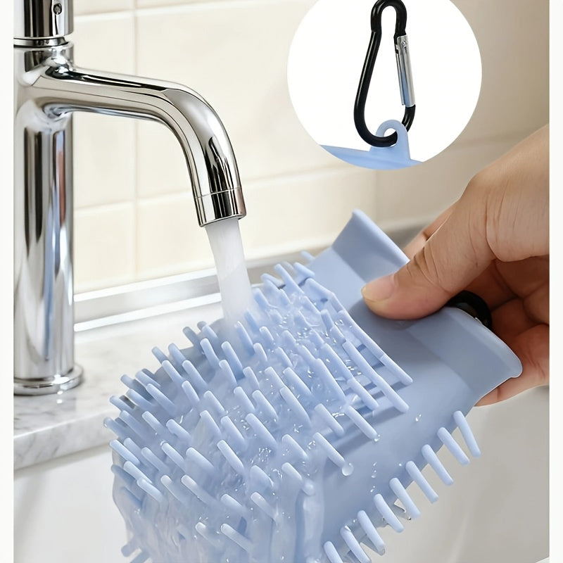 3pcs Pet Paw Cleaning Set with Absorbent Towel& Adjustable Buckle, No Charging Needed, Portable Pet Foot Washer for Dogs& Cats Daily Outdoor Use