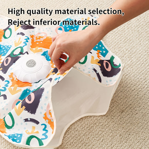 1 Electric Cat Turntable Pet Toy, Self-Entertainment Boredom Relief Gadget with Auto Start\u002FStop Function, Intelligent Cat Teaser with Butterfly Motion for Exercise, Suitable as a Gift for Global Holidays