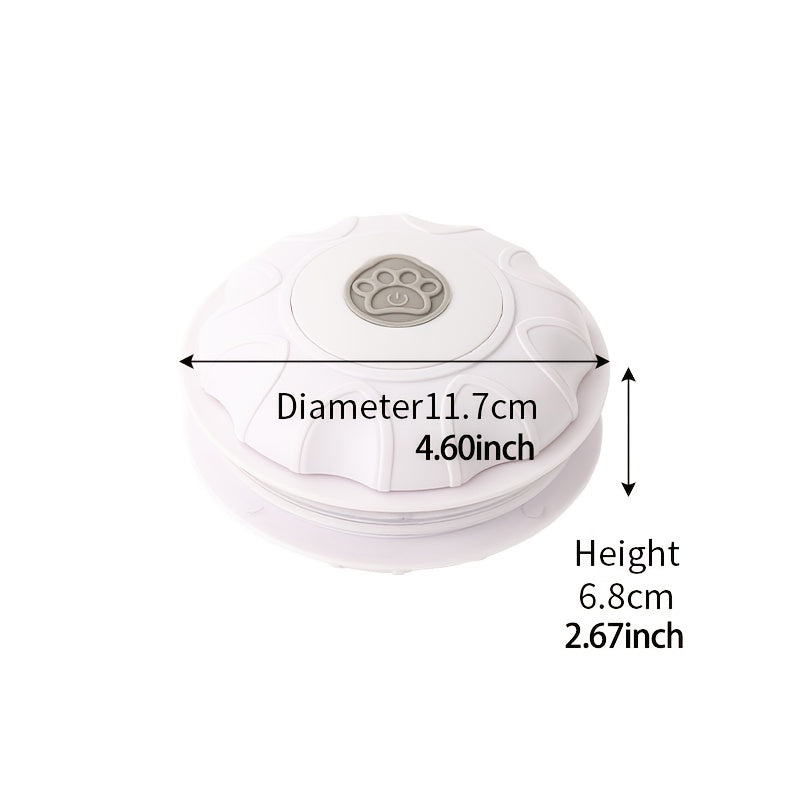 1 Electric Cat Turntable Pet Toy, Self-Entertainment Boredom Relief Gadget with Auto Start\u002FStop Function, Intelligent Cat Teaser with Butterfly Motion for Exercise, Suitable as a Gift for Global Holidays