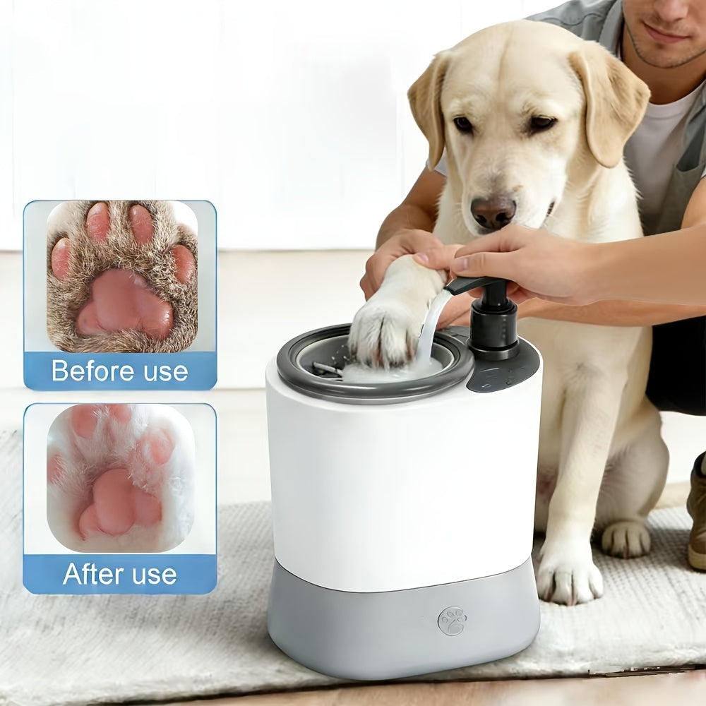 Pet Cleaning, Electric Dog Foot Washing Cup, Pet Foot Washing Cup, Dog Foot Washing Cup, Dog Cleaning Supplies, Cat Foot Washing Machine, Dog Paw Washing Cup, Can Be Filled with Cleaning Fluid, Suitable for Large And Medium-sized Dogs