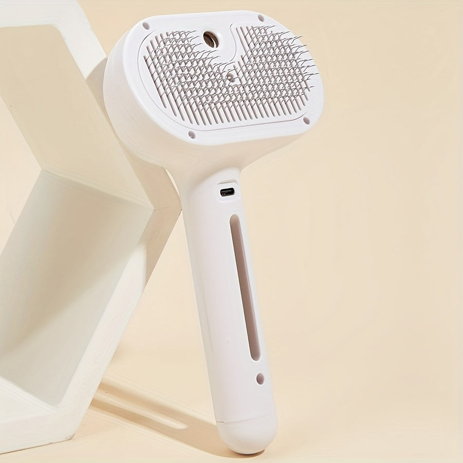 3-In-1 Cat Steam Brush 3-In-1 Cat Steam Brush, Equipped with Steam And Release Buttons, Suitable for Removing And Shedding Indoor Pet Dog Hair