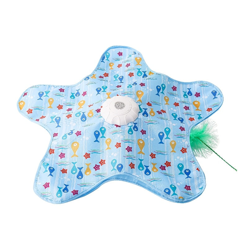 1 Electric Cat Turntable Pet Toy, Self-Entertainment Boredom Relief Gadget with Auto Start\u002FStop Function, Intelligent Cat Teaser with Butterfly Motion for Exercise, Suitable as a Gift for Global Holidays