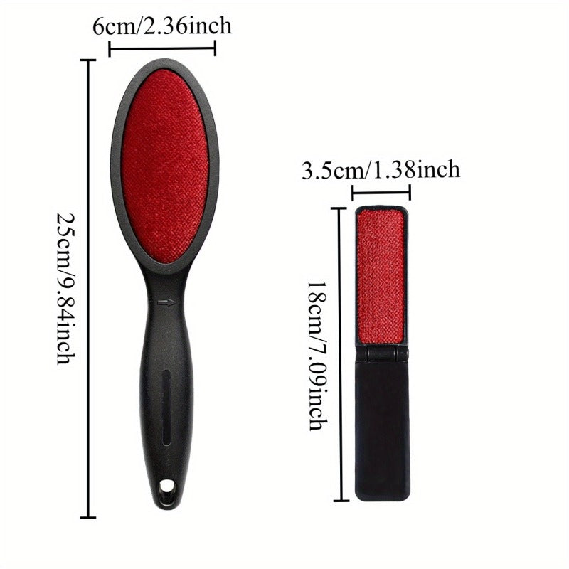 4pcs Lint Removal Brush Set - Portable Pet Hair Remover, Suitable for Clothing, Furniture, And Car Seats, Effectively Cleans Sofas, Carpets, Bedding, And Rugs - Upgraded Design