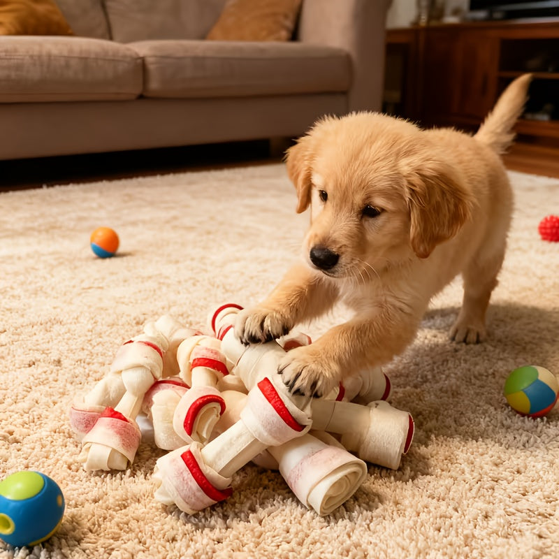 3pcs Dog Chew Toys- Suitable for Small Dogs Such as Schnauzer\u002FTeddy\u002FPomeranian, Good Chew Toys for Dog Teeth Cleaning\u002Ftraining, Dogs Love Chewing on These Toys, Durable and Resistant to Biting